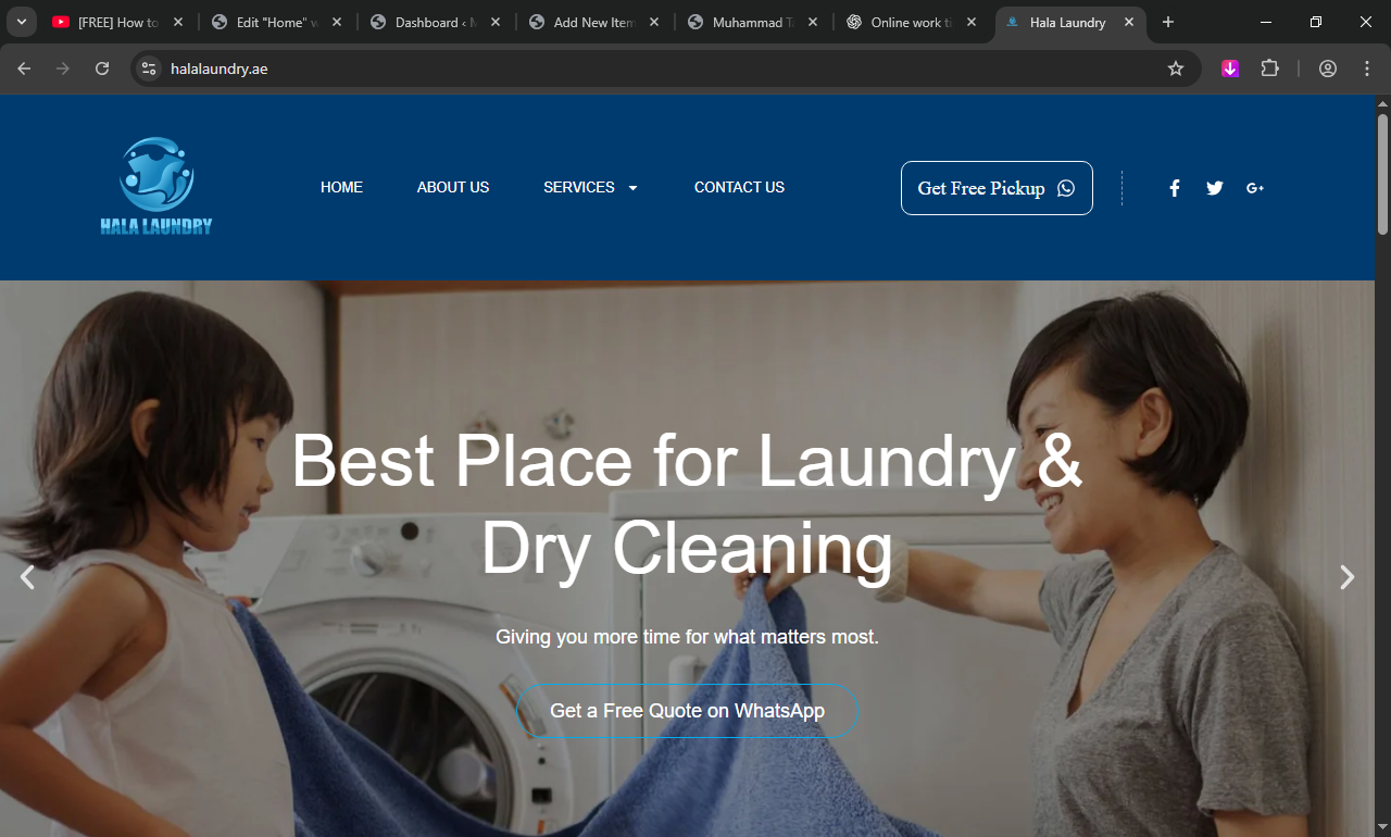 Laundry Website